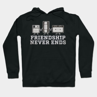 VHS Tapes - friendship never ends Jokes Vintage 80s Hoodie